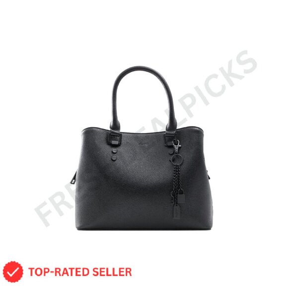 Faux Leather Tote Bag Elegant Minimal Chic Everyday Carry Adjustable Straps